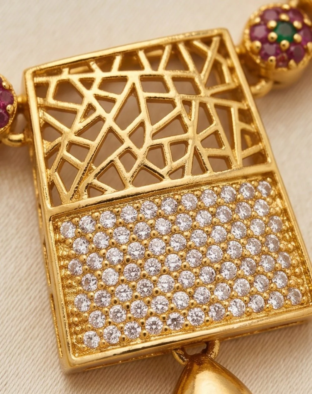 Gold Plated Necklace Set view 4