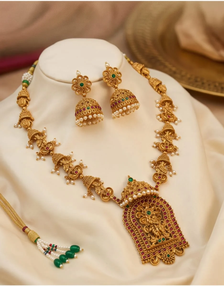 South Indian Temple Style Long Haram