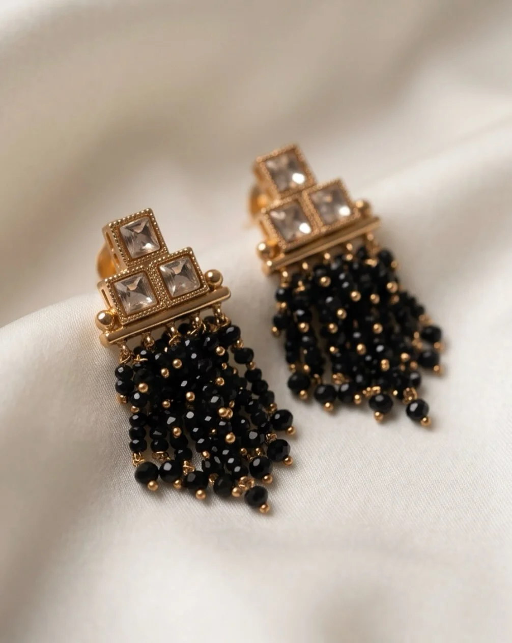 Black Spinel Beads alternate view