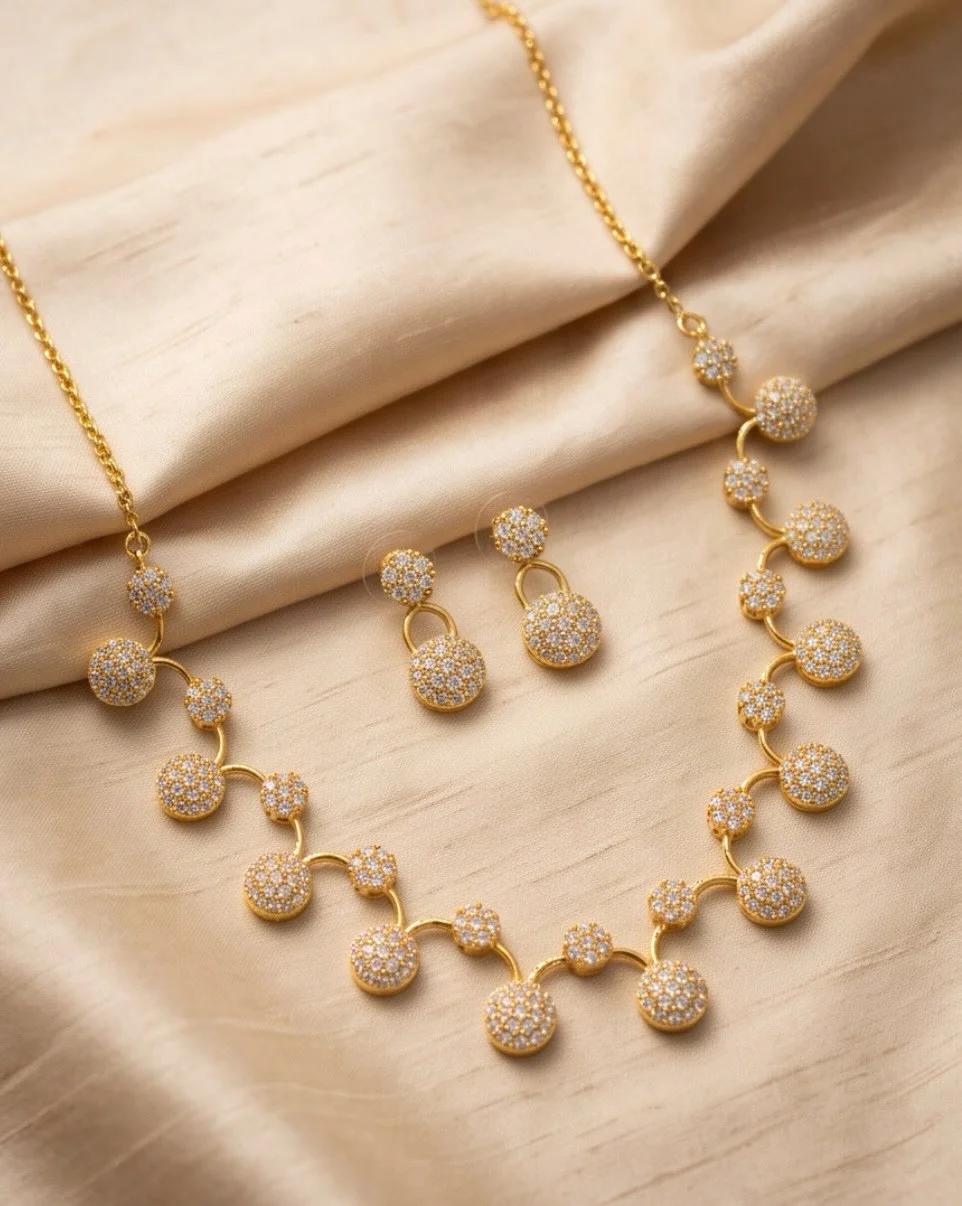 Vriksham Gold Plated Necklace Set alternate view
