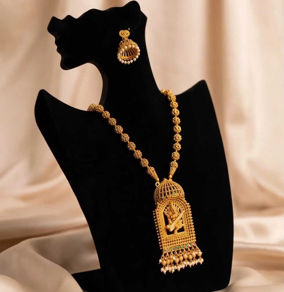 Temple Jewellery Set